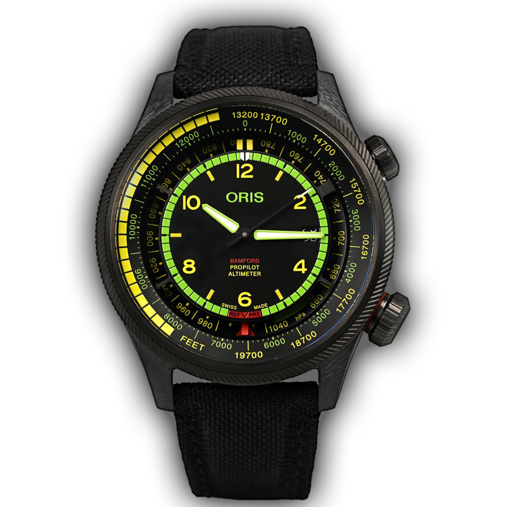 ORIS x Bamford ProPilot Altimeter ‘Mission Control’ (01 793 7775 8724-Set) ORIS x Bamford ProPilot Altimeter ‘Mission Control’ (01 793 7775 8724-Set)