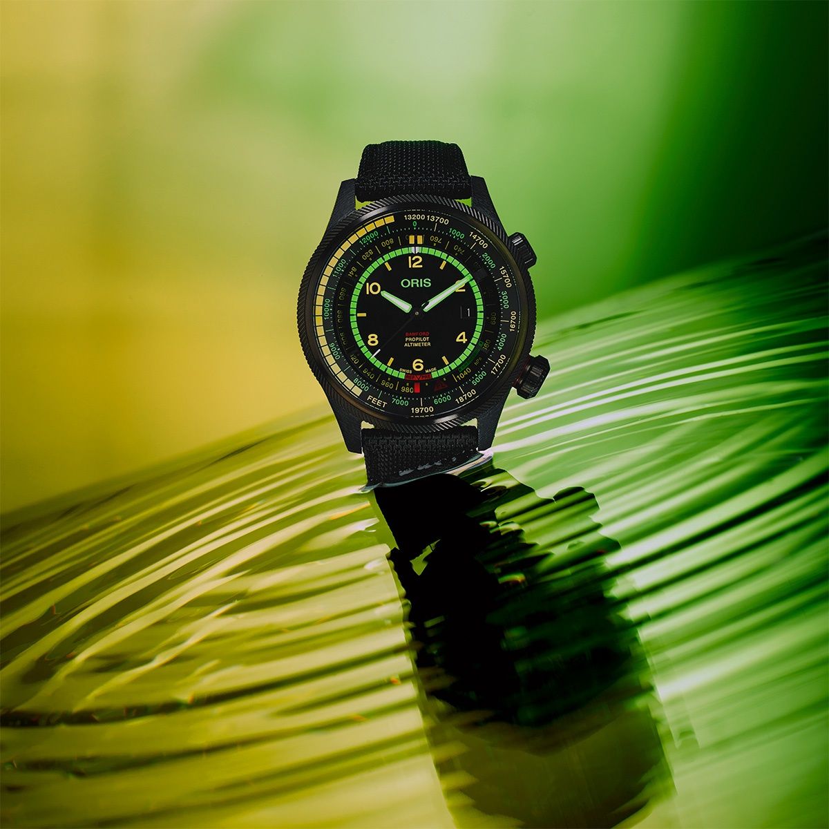 ORIS x Bamford ProPilot Altimeter 'Mission Control' (01 793 7775