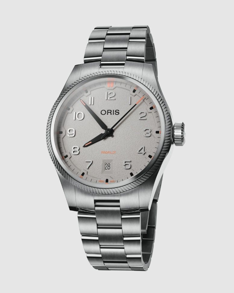 ORIS ProPilot Date, Chalk Dial (733 7805 4163-07 8 20 04LC)