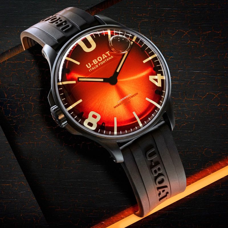 U-BOAT Darkmoon 44.8mm Coral Red PVD
