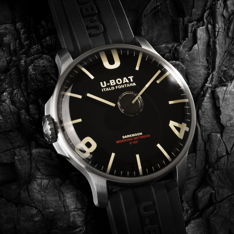U-BOAT Darkmoon 46.5mm Black SS