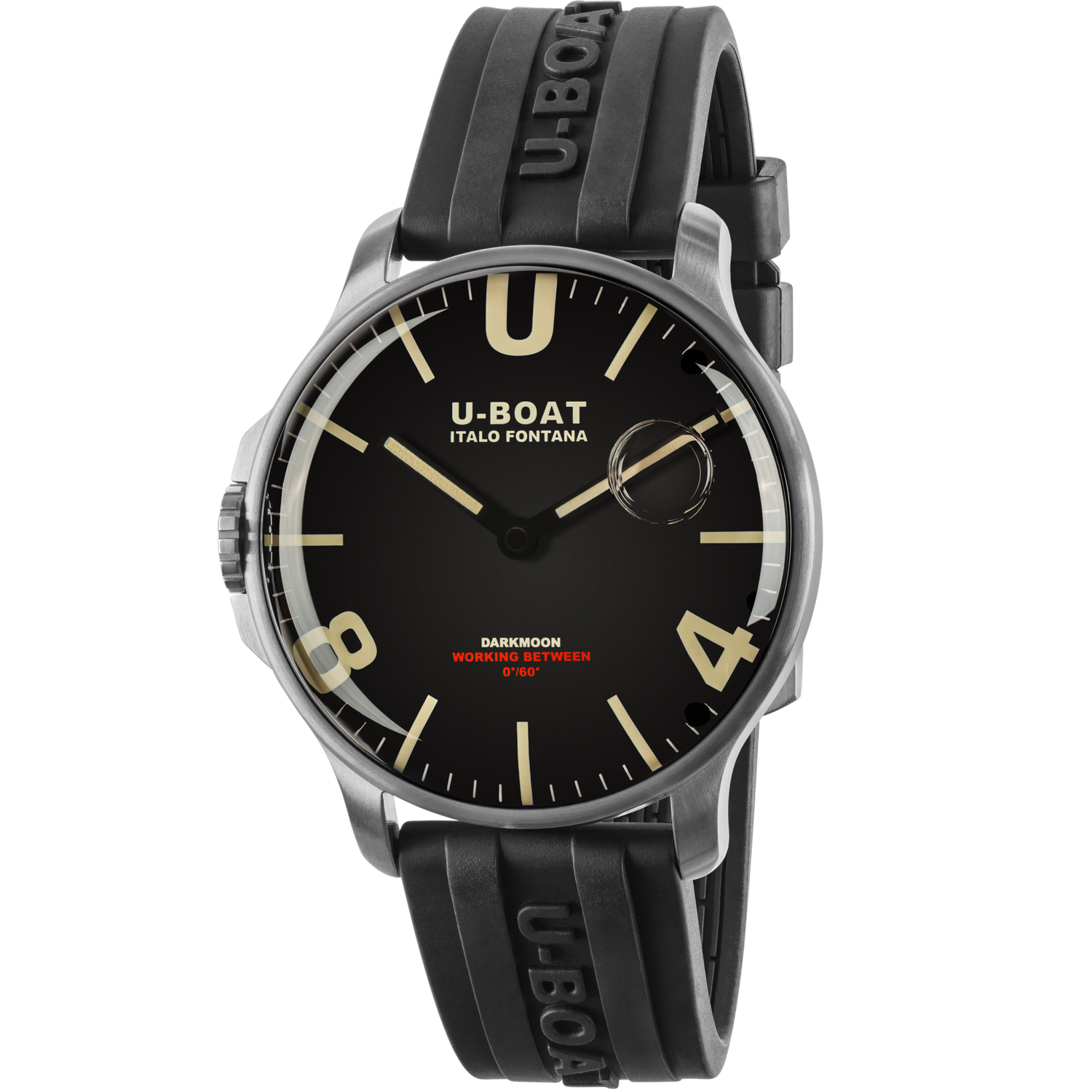 U-BOAT Darkmoon 46.5mm Black SS