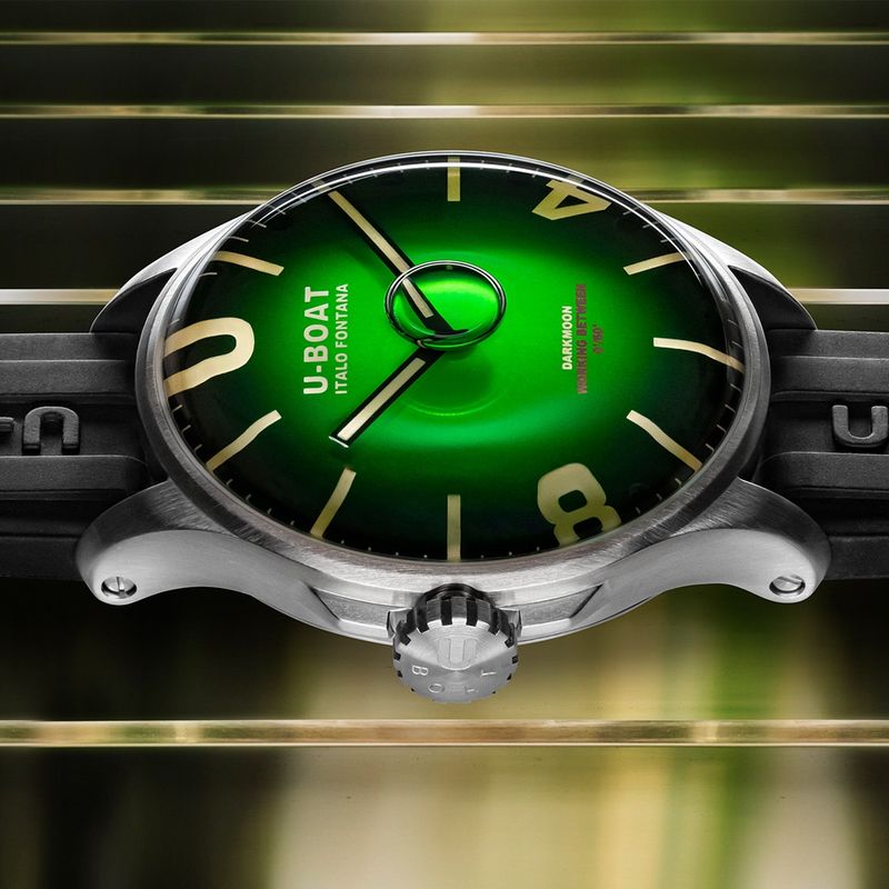 U-BOAT Darkmoon 46.5mm Emerald Green SS