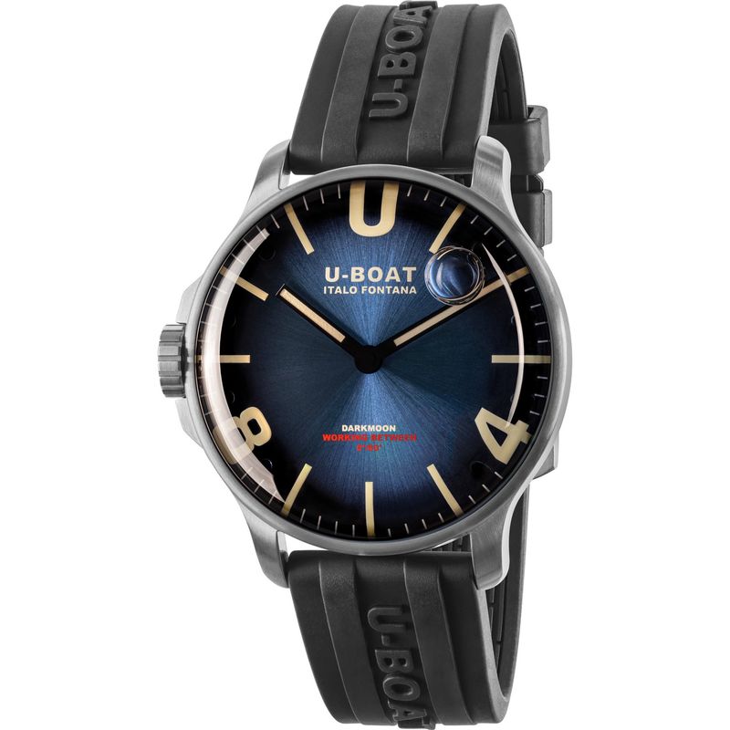 U-BOAT Darkmoon 46.5mm Imperial Blue SS U-BOAT Darkmoon 46.5mm Imperial Blue SS