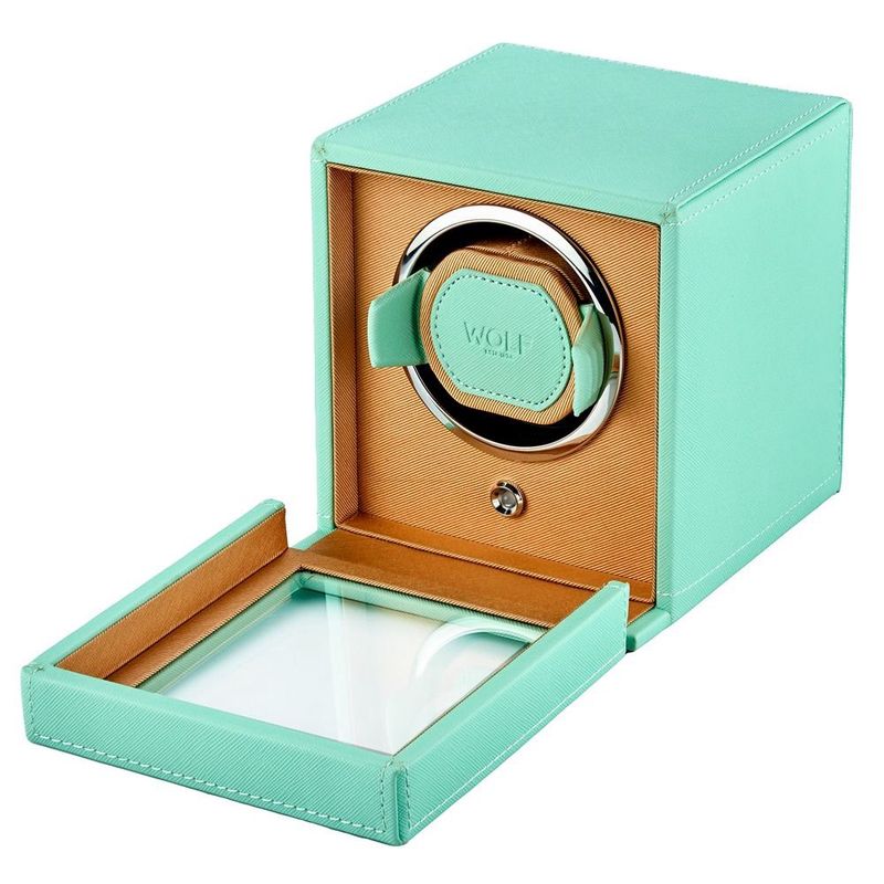 WOLF Cub Single Watch Winder - Seltzer Mint