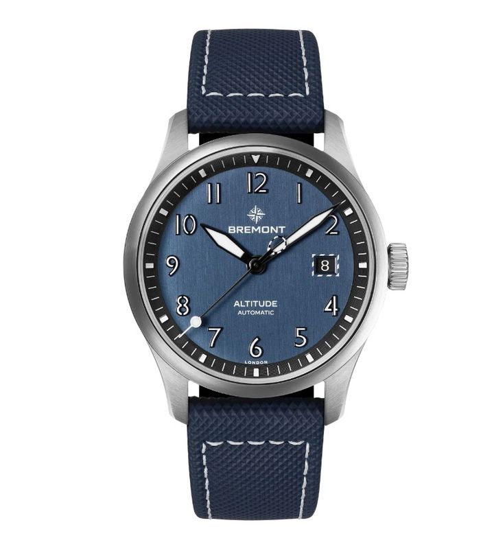 Bremont Altitude 39mm, Blue Dial, Leather Strap