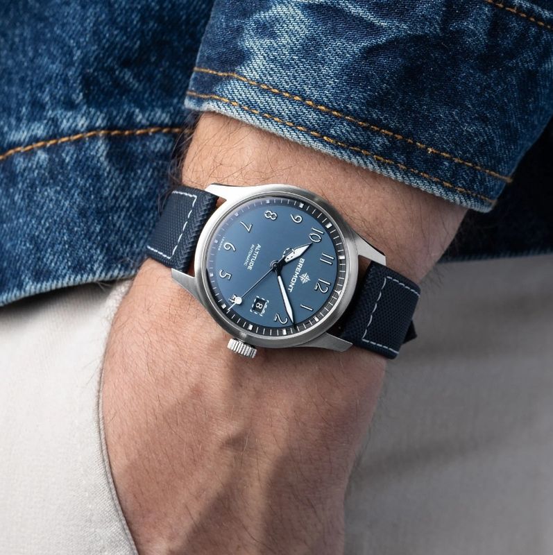 Bremont Altitude 39mm, Blue Dial, Leather Strap