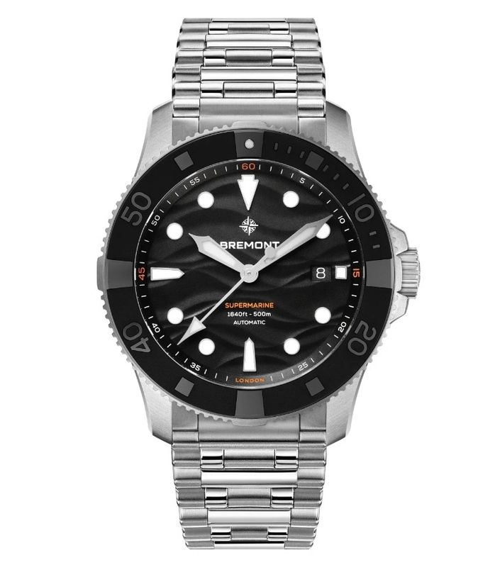 Bremont Supermarine 500m, Black Dial, Bracelet