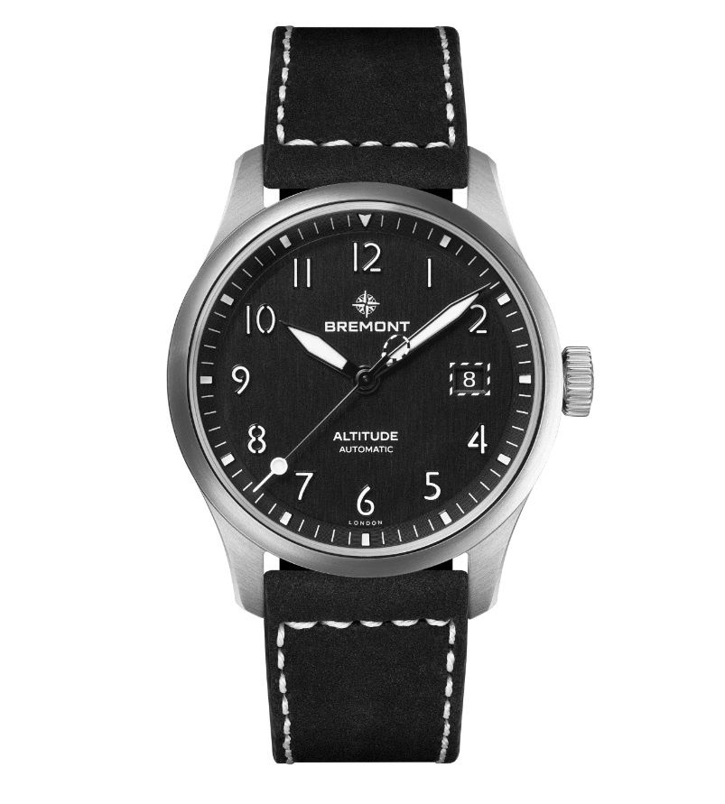Bremont Altitude 39mm Date, Black Dial, Leather Strap Bremont Altitude 39mm Date, Black Dial, Leather Strap