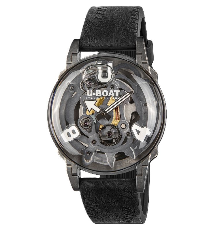 U-BOAT U-65 44mm SS, White U-BOAT U-65 44mm SS, White