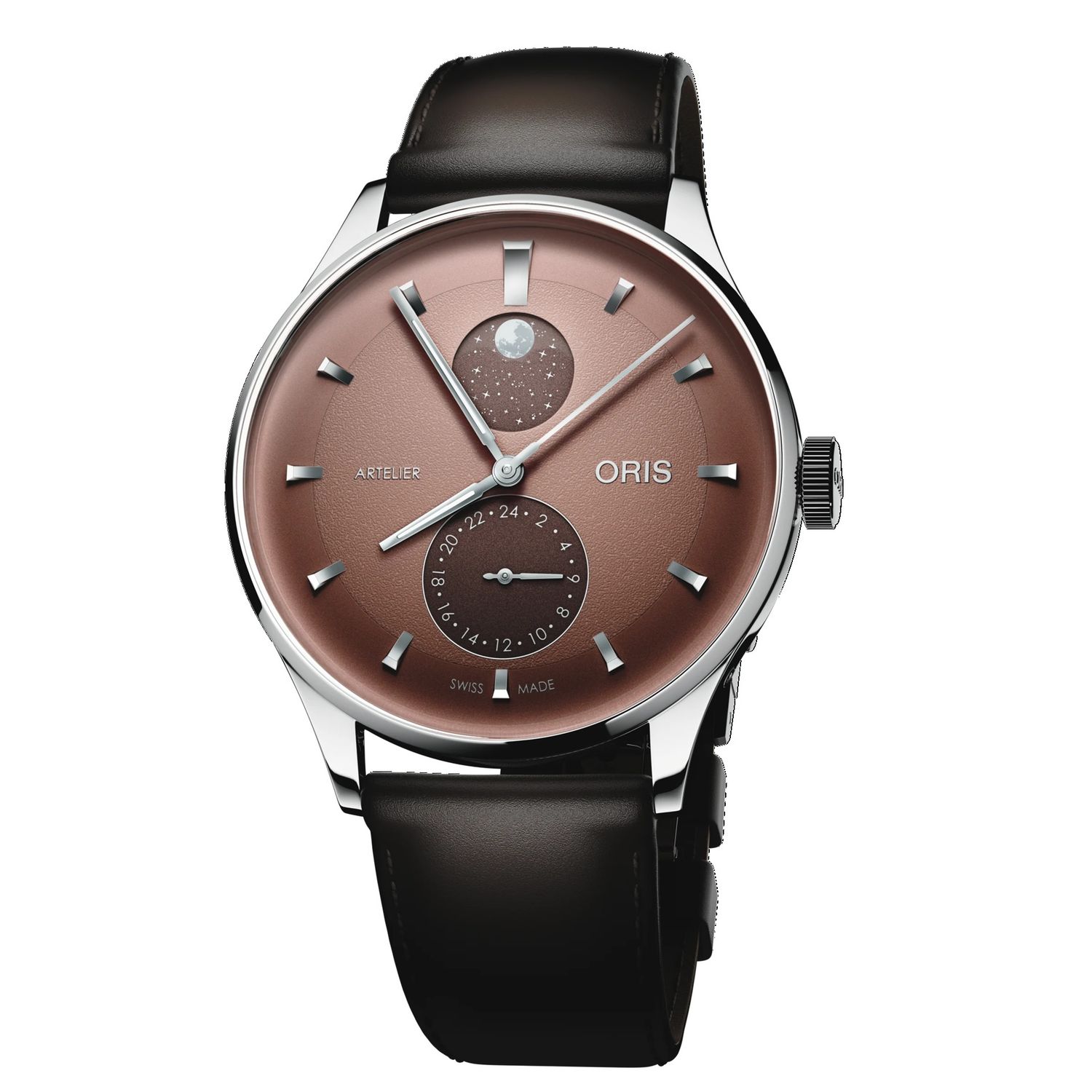 ORIS Artelier Complication, Chestnut, Leather Strap (01 782 7811 4056-07 6 20 17FC)