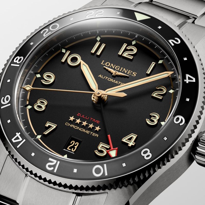 LONGINES SPIRIT ZULU TIME TITANIUM - L3.802.1.53.6 - Automatic, Ø 39.00 mm
