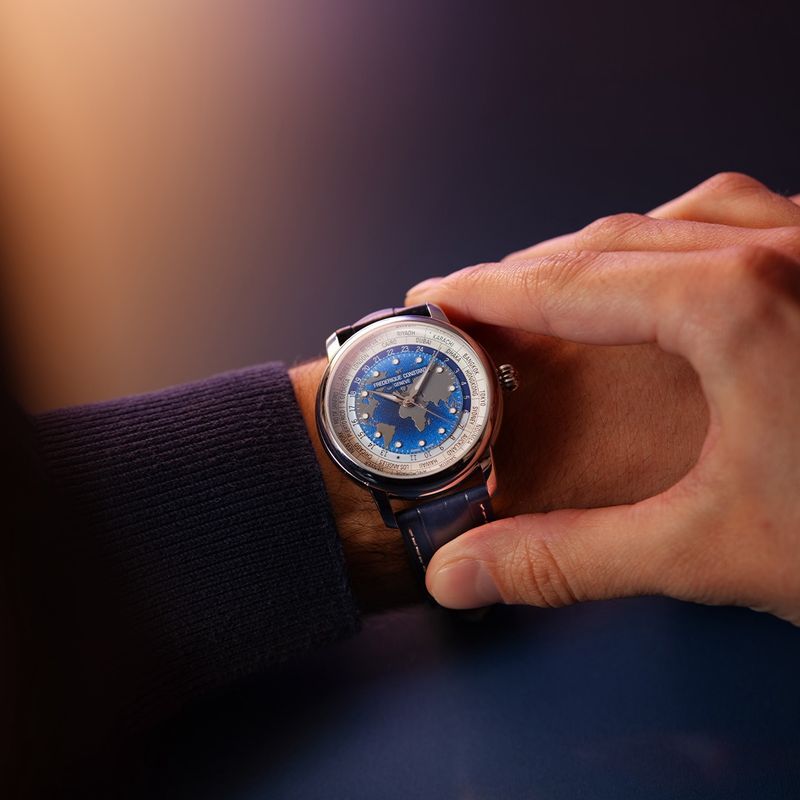 Frederique Constant Manufacture Classic Worldtimer - FC-719BLW3H6