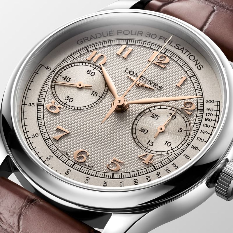 LONGINES MASTER COLLECTION CHRONO MONOPUSHER- L2.960.4.78.2 Manual winding , Ø 41.00 mm