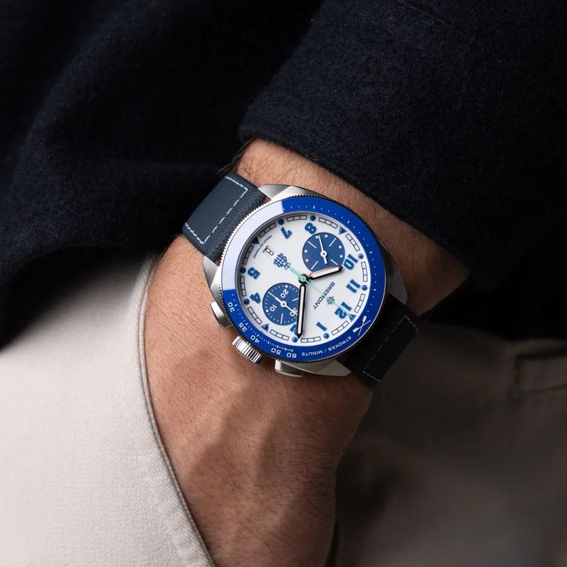 Bremont Terra Nova 42.5MM HRR Chronograph Leather Strap