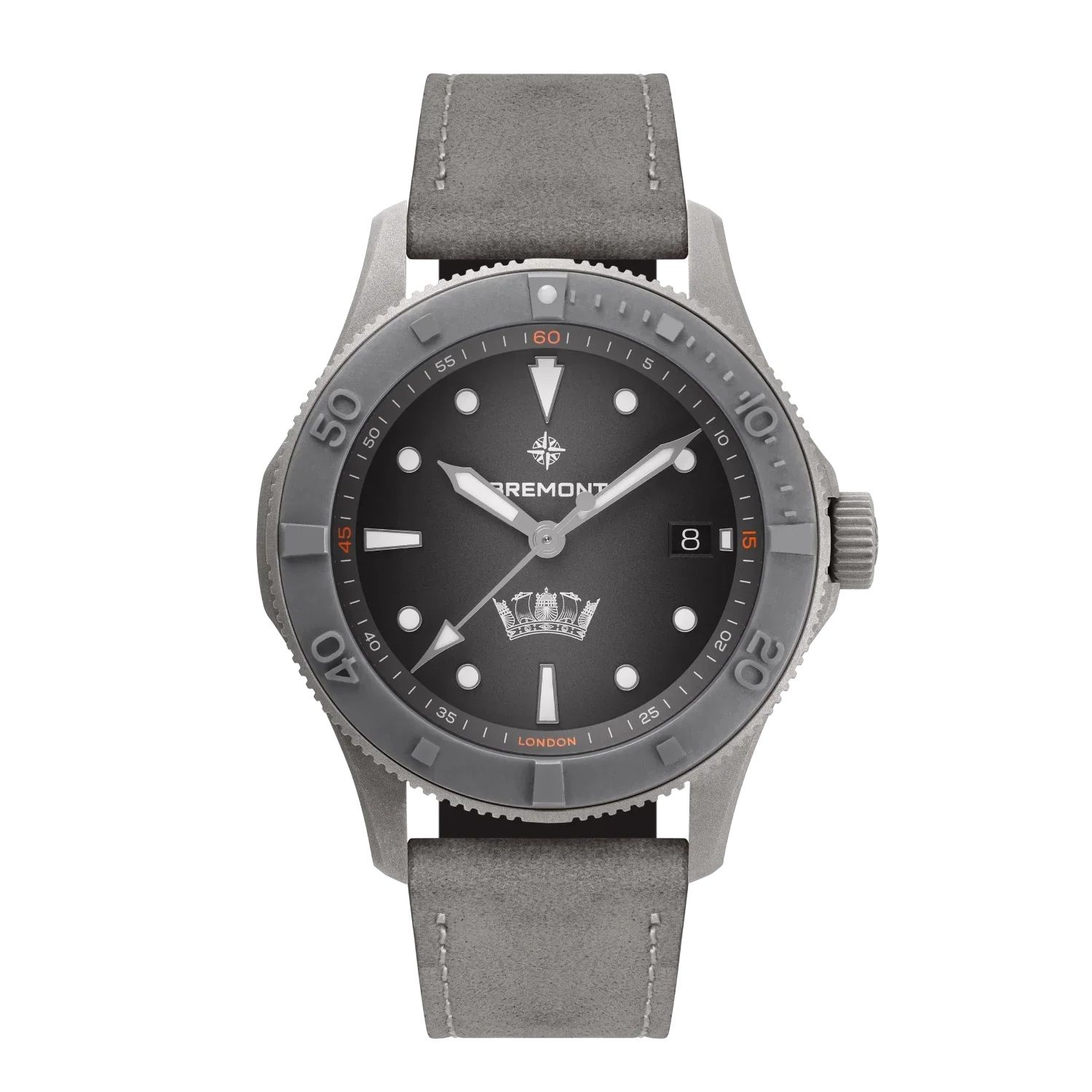 Bremont HMAF Supermarine 40mm Date Leather Strap