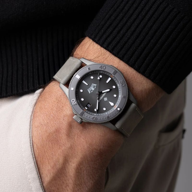 Bremont HMAF Supermarine 40mm Date Leather Strap