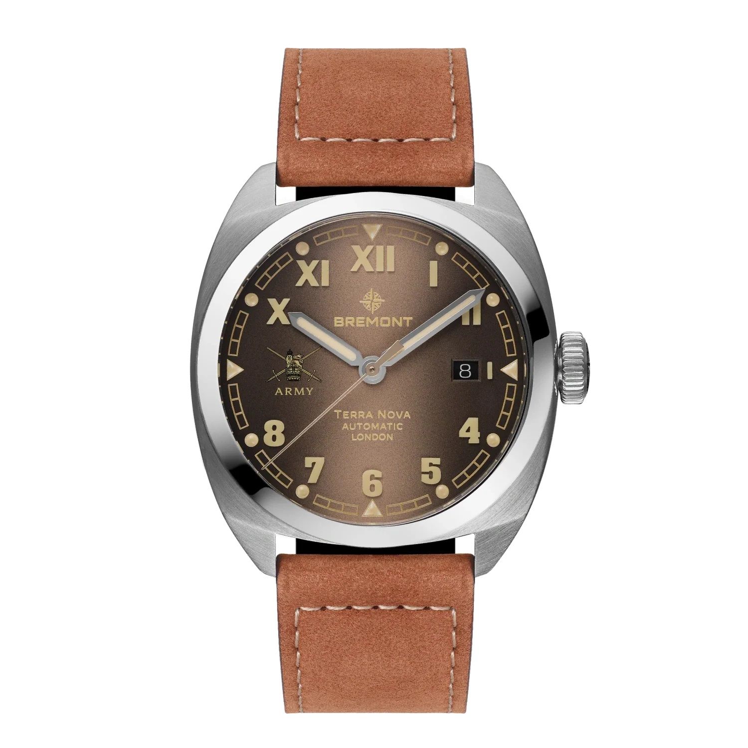 Bremont HMAF Terra Nova 40.5mm Date Leather Strap
