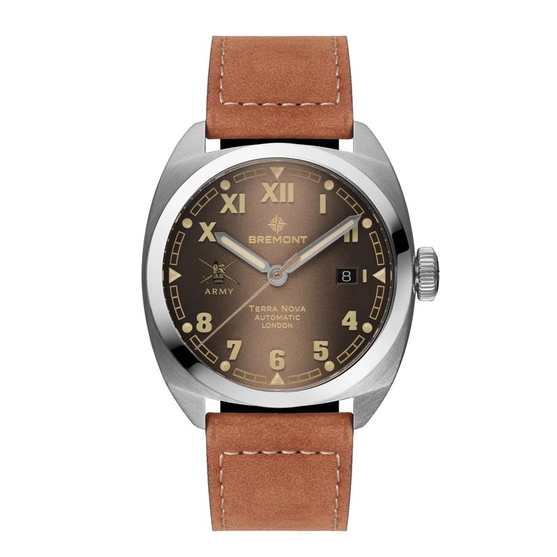 Bremont HMAF Terra Nova 40.5mm Date Leather Strap Bremont HMAF Terra Nova 40.5mm Date Leather Strap