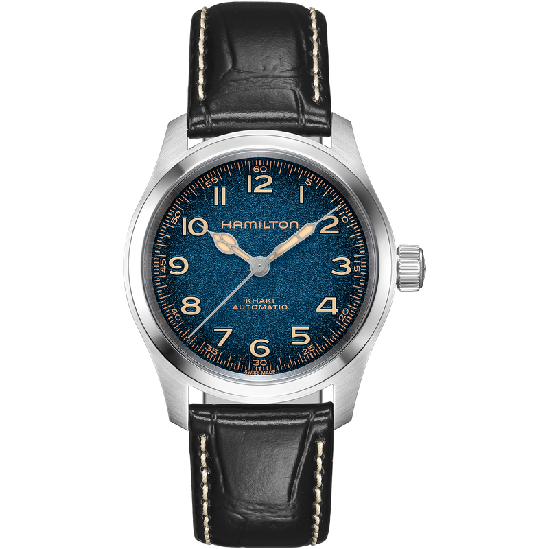 Hamilton Khaki Field Murph 38mm - Blue - Leather Strap - H70405740