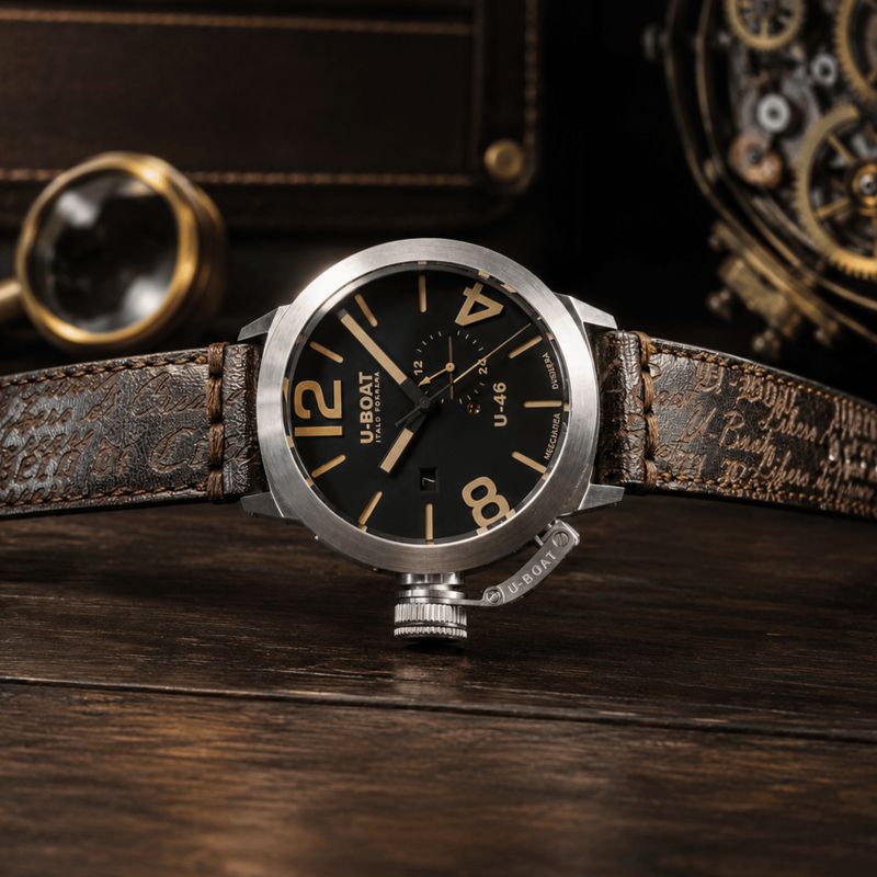 U-Boat CLASSICO U-46, Black 46MM