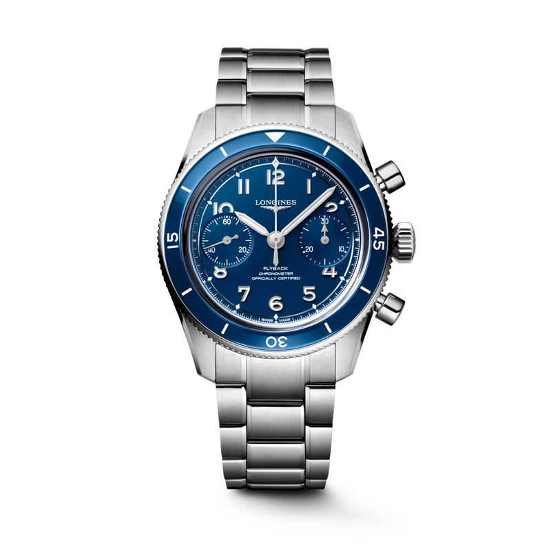 LONGINES Spirit Blue Flyback Chronograph - Mechanical - L3.721.4.93.6 LONGINES Spirit Blue Flyback Chronograph - Mechanical - L3.721.4.93.6