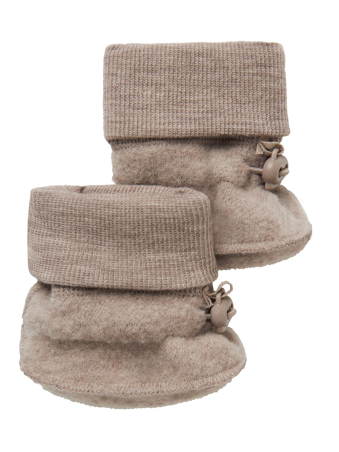 Name It Babyslofjes Meisje – Beige Fleece | Warme &amp; Zachte Meisjesslofjes met Stretch en Verstelkoord 13225398