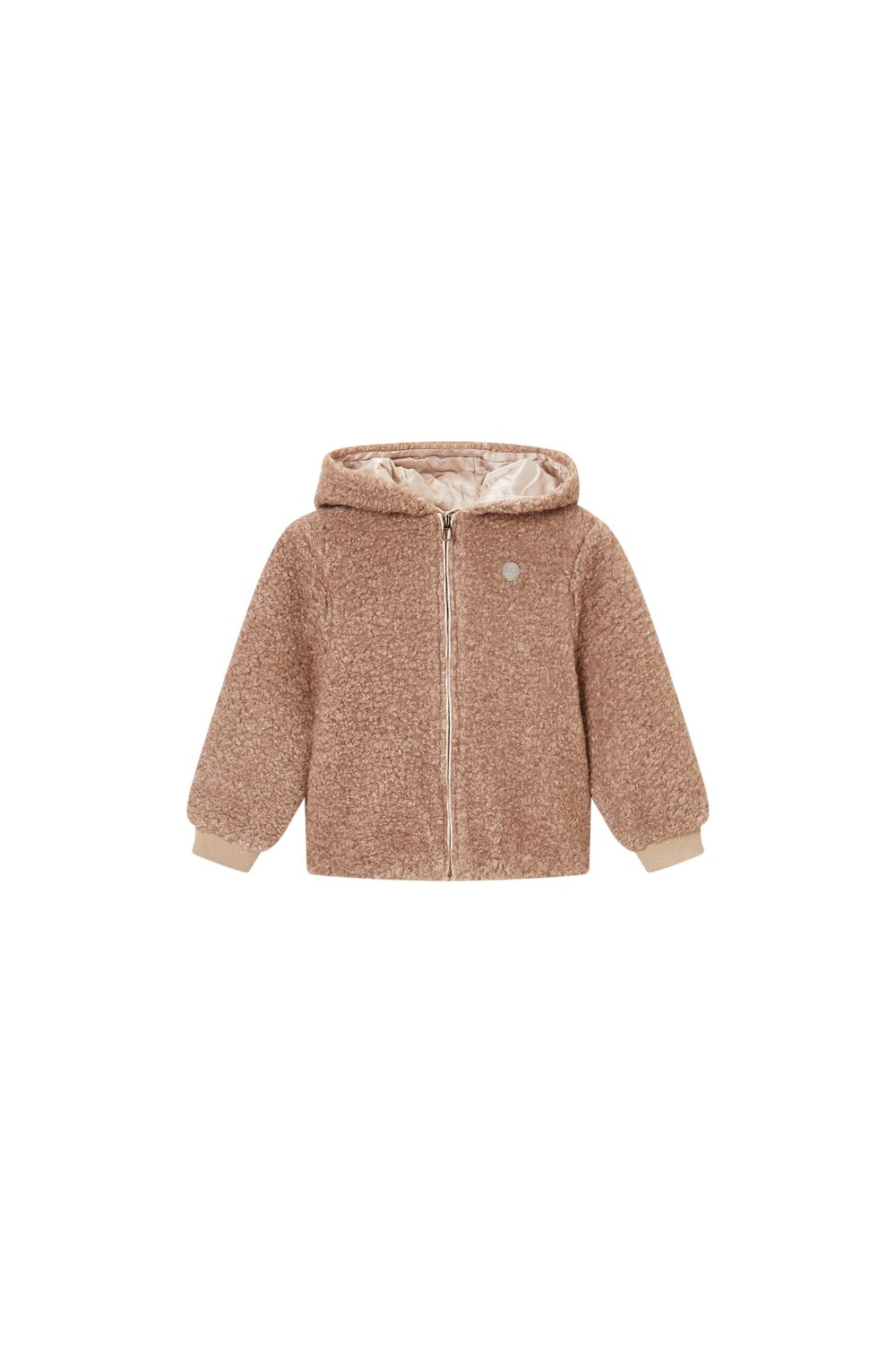 Someone – Meisjes Teddy Jas met Capuchon – Bruin AIDA SG60M