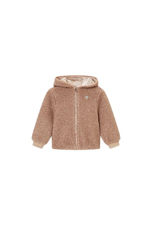 Someone – Meisjes Teddy Jas met Capuchon – Bruin AIDA SG60M