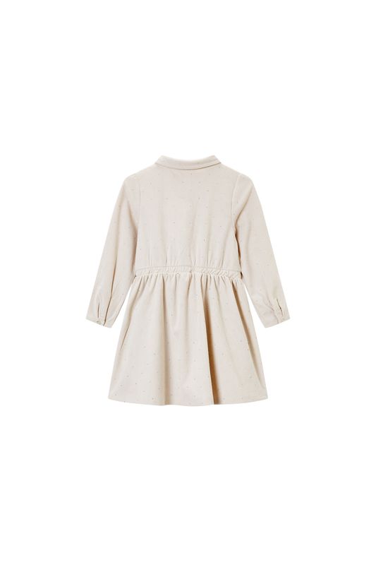 Someone – Meisjes Jurk Corduroy met Glitters – Beige