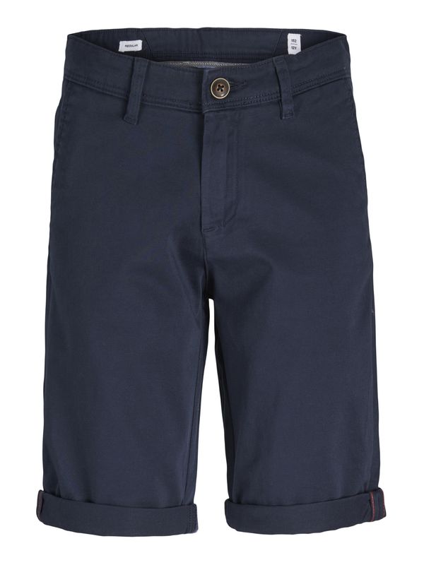 12172213 – Donkerblauwe chino short voor jongens