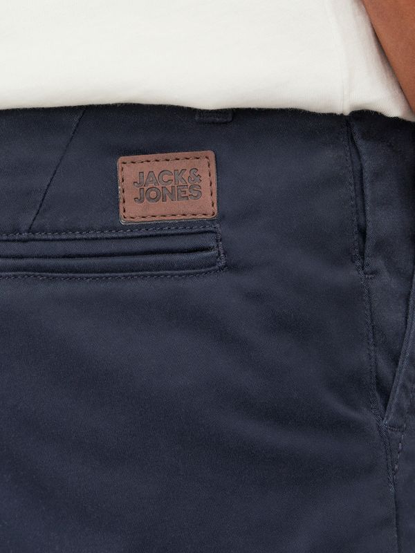 12172213 – Donkerblauwe chino short voor jongens