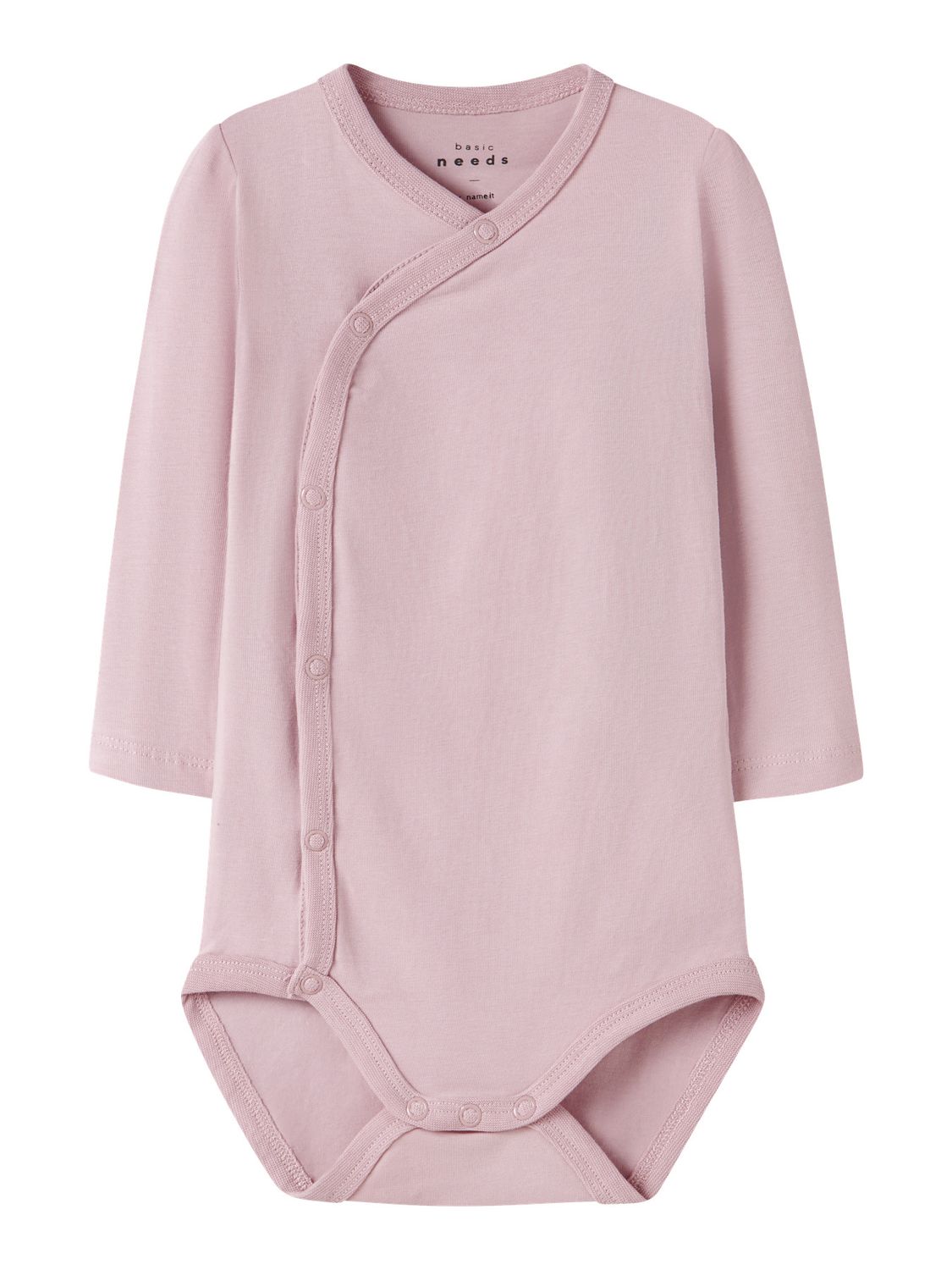 Name It Overslagrompertje – Roze – Biologisch Katoen – Lange Mouwen 13249094