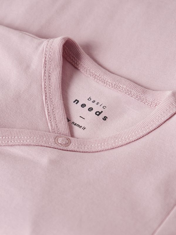 Name It Overslagrompertje – Roze – Biologisch Katoen – Lange Mouwen 13249094