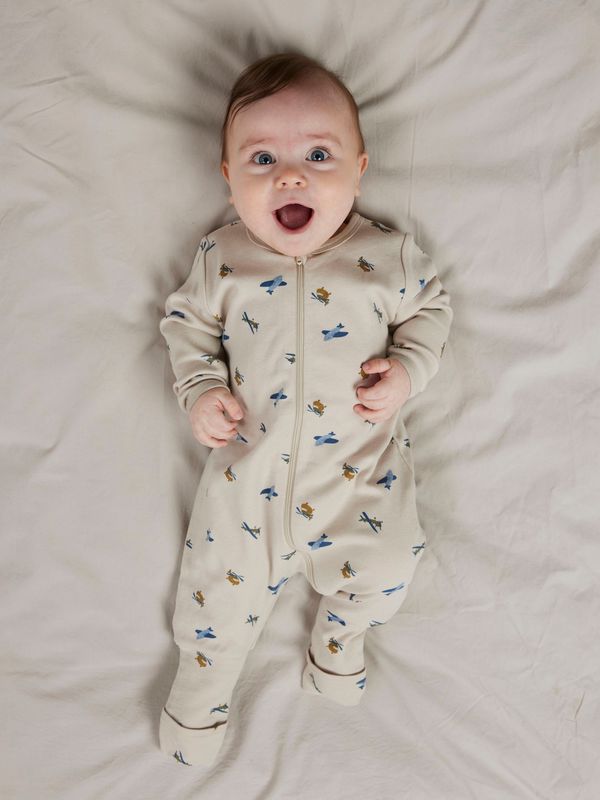 NAME IT Baby Boxpakje – Beige met Vliegtuigprint 13248630