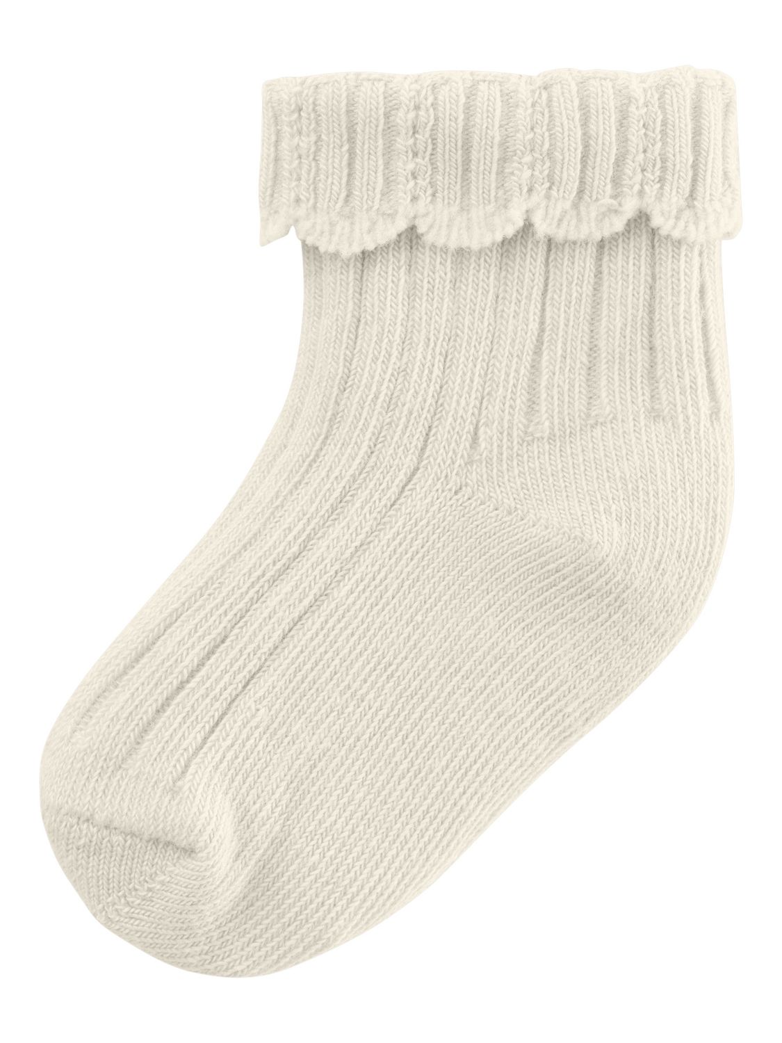 NAME IT Baby Sokken – Wit met Kantdetail 13221429