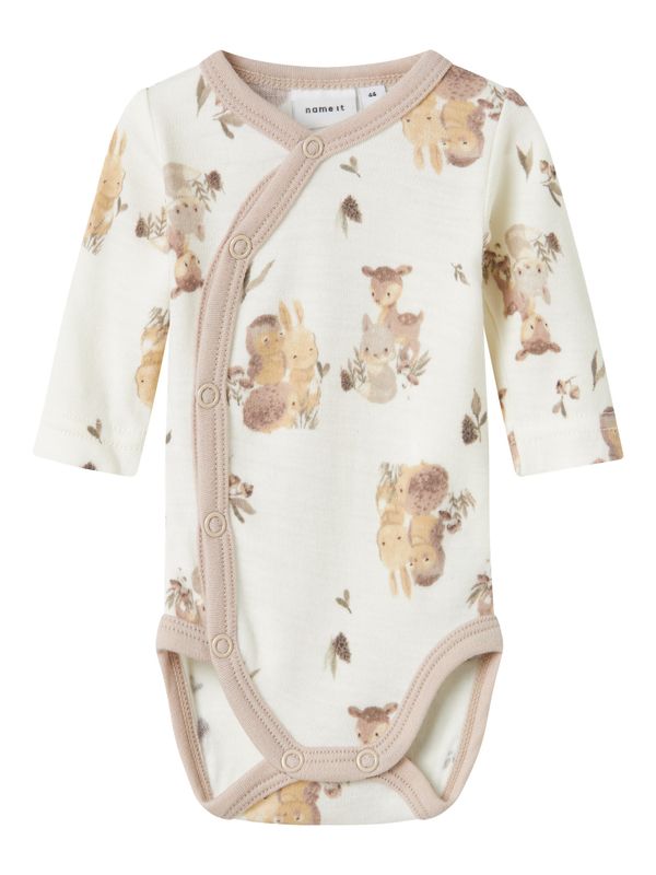 Name It – Rompertje met Lange Mouwen – Bosdierenprint – Maat 40-48 13241775