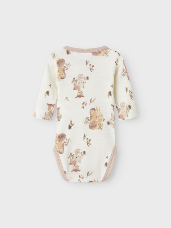 Name It – Rompertje met Lange Mouwen – Bosdierenprint – Maat 40-48 13241775
