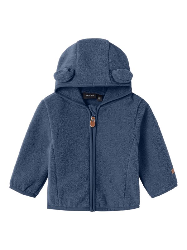 NAME IT Fleece Jasje met Capuchon – Blauw  13230998