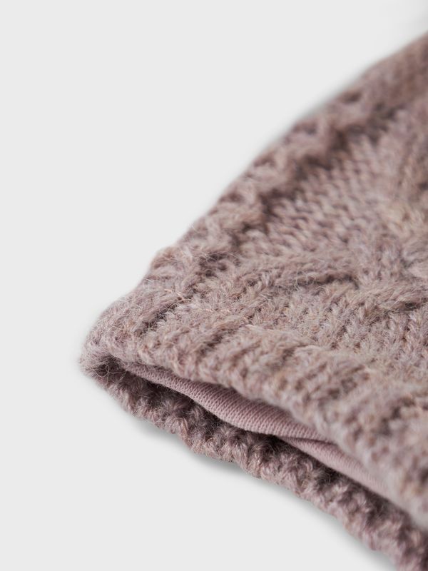 NAME IT Gebreide Babymuts met Pompon – Oudroze 13228392