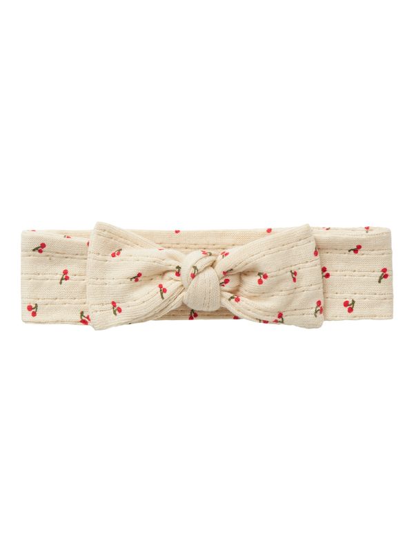 ​NAME IT Haarband – Beige met Kersenprint en Strik  13237793