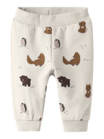 NAME IT babybroek met dierenprint – zacht &amp; speels 13250318