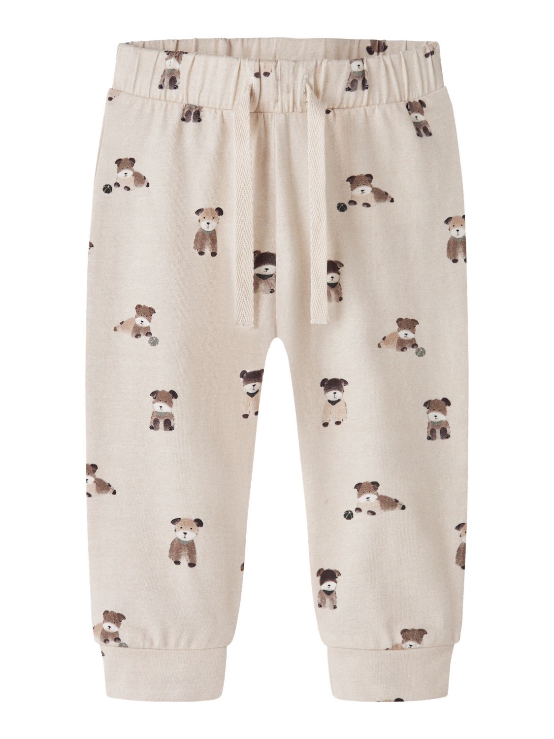 NAME IT Baby Joggingbroek Beige met Hondjes Print – 13251622