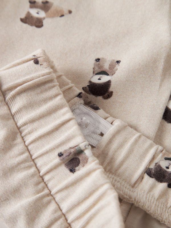NAME IT Baby Joggingbroek Beige met Hondjes Print – 13251622