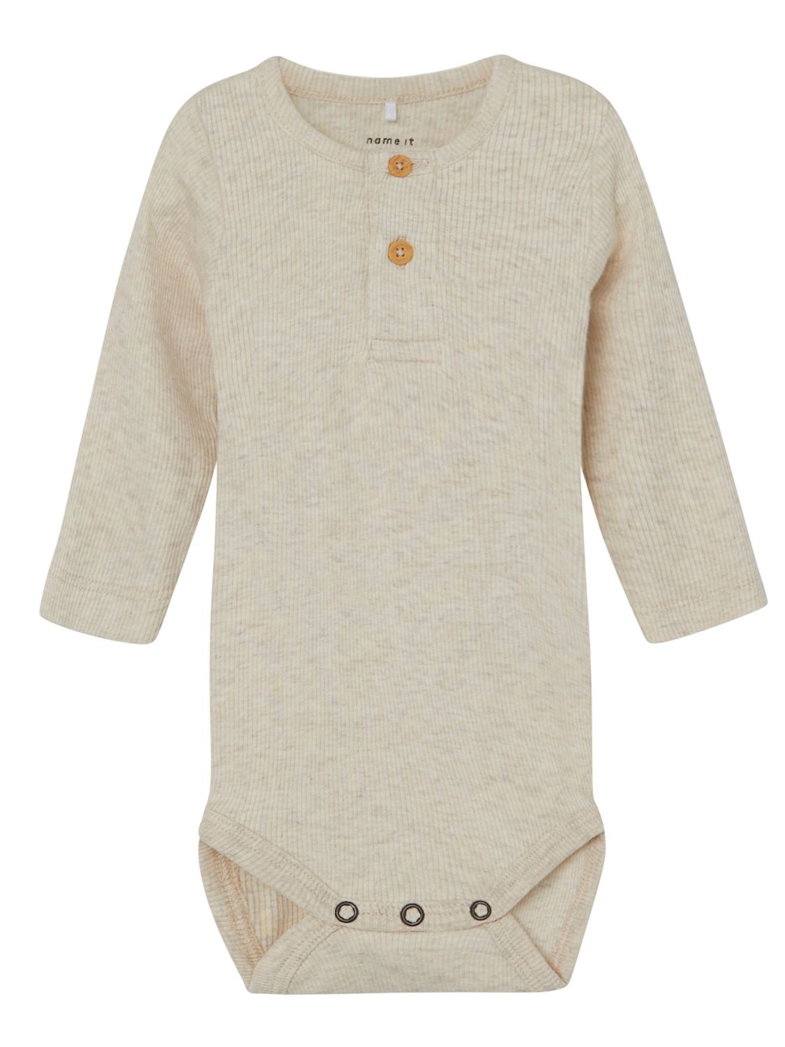 Name It baby body – ribstof beige – zacht &amp; comfortabel 13198041