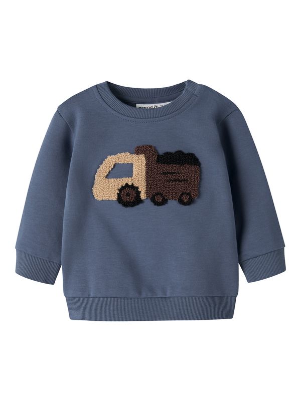 NAME IT Sweater met Auto Print Blauw – 13257379