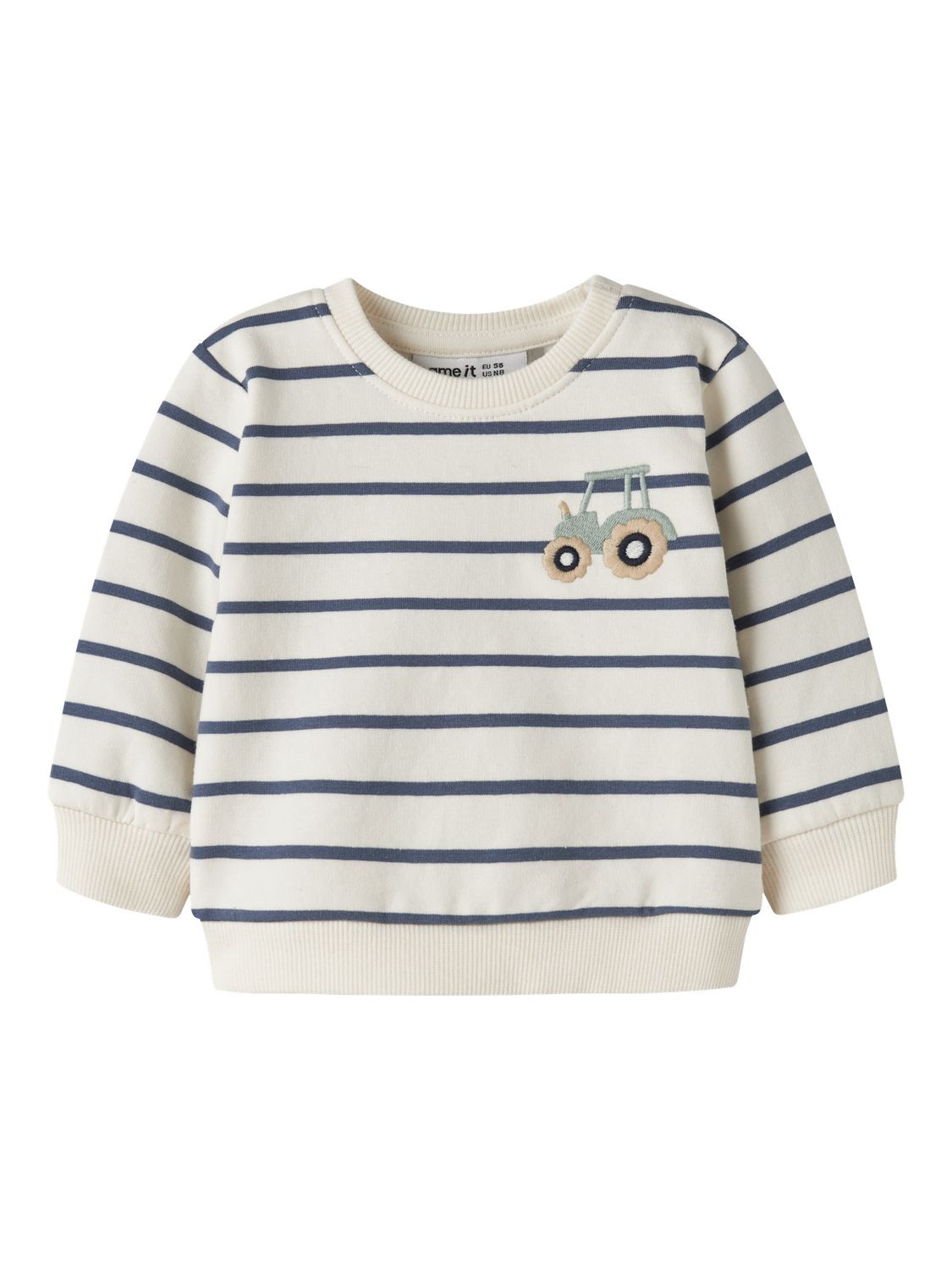 NAME IT Gebreide Polo Trui Blauw met Dino – 13258041