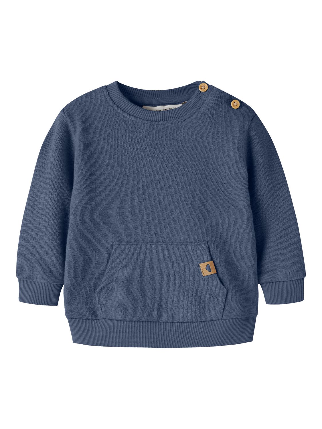 NAME IT Blauwe Sweater met Buikzak – 13258036