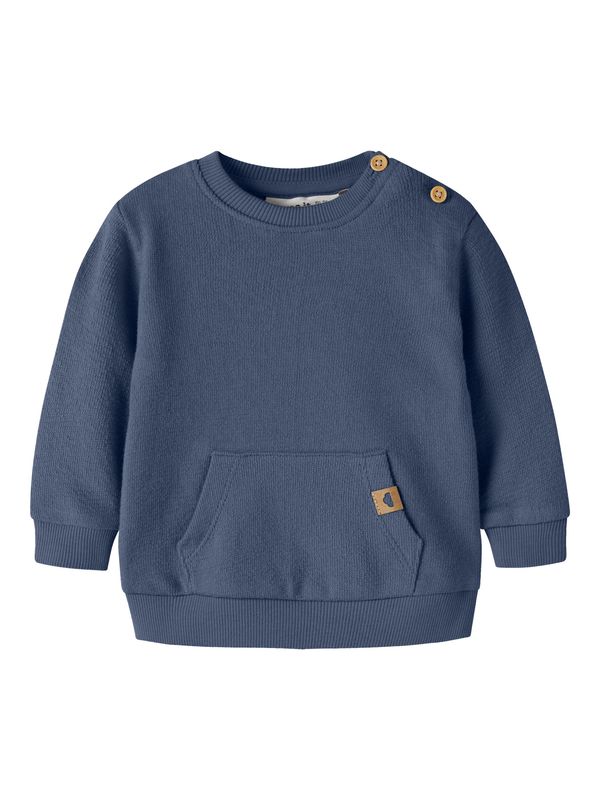 NAME IT Blauwe Sweater met Buikzak – 13258036