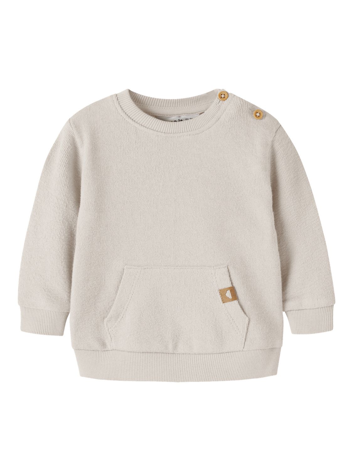 NAME IT Beige Sweater met Buikzak – 13258036
